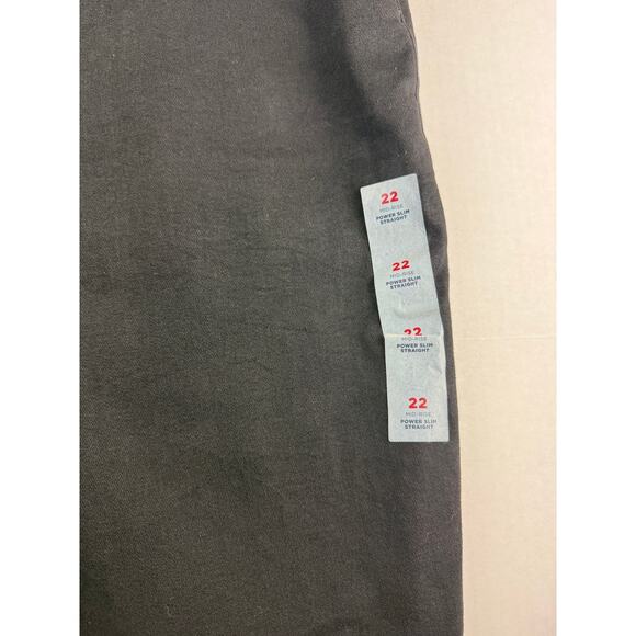 Old Navy Mid-Rise Power Slim Straight - Plus Size 22 black - Picture 5 of 7